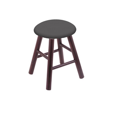 Holland Bar Stool Co Maple Vanity Stool, Dark Cherry Finish, Canter Saddle Seat RC18MSDC004